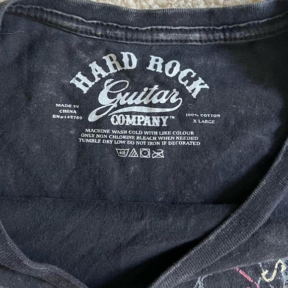 Y2K Hard Rock 50 Years in The Making T-Shirt - Black - Picture 3 of 4